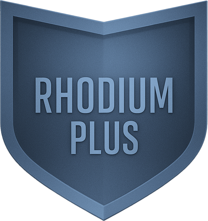 Urban Hub rhodium plus Studio Badge