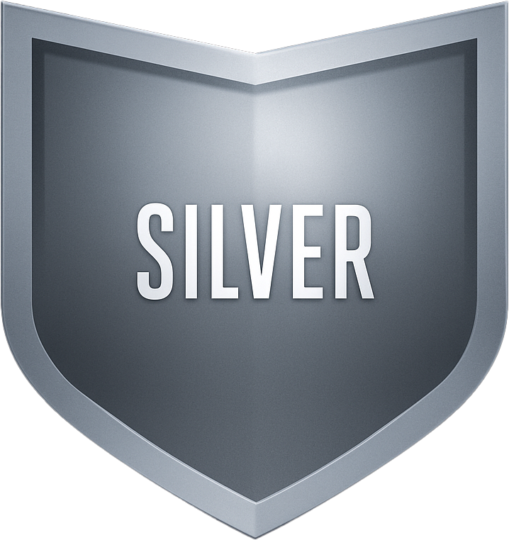 Urban Hub silver Studio Badge